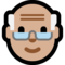 Old Man - Medium Light emoji on Microsoft
